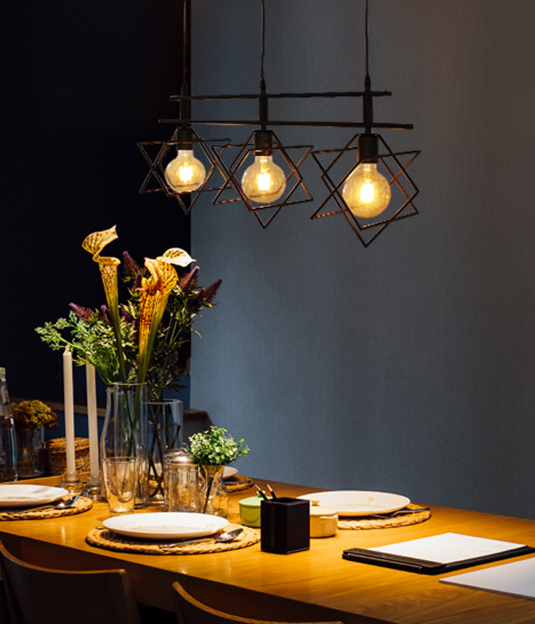 쏠리드 3등 펜던트조명 인테리어조명 식탁등