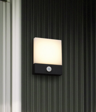 솔티 야외센서등 센서벽등 (LED24W 일체형 블랙)